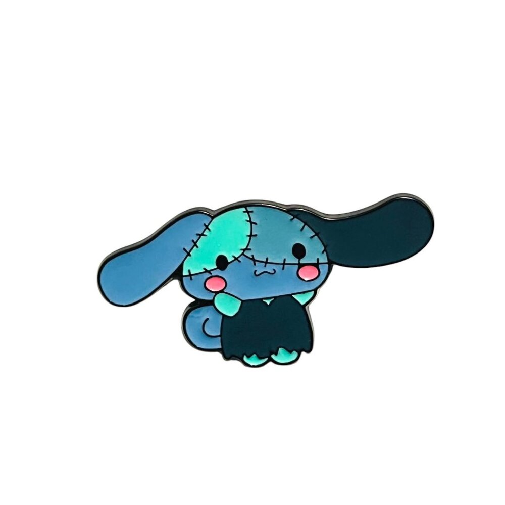 Patched Cinnamoroll Sanrio Hello Kitty Fan Made Enamel Pin Lapel Pin